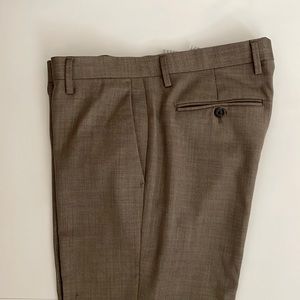 Banana Republic Men’s Flat Front Wool Tan Slacks 32x30